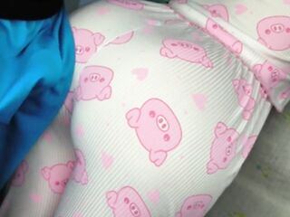 My stepdaughter is still a virgin and always wears pajamas, pajamas that are taut around her large butt. This day that babe said me: "Bang me with my clothing on but don't put it in me" (Over eighteen)