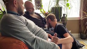 Sharing Platinum-blonde Wolf with My Homie