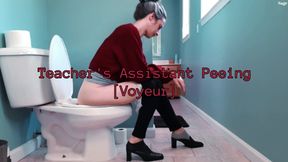 Teaching Assistant Sage Eldritch Peeing [Voyeur] SD