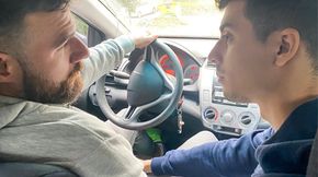 Hunk Uber Driver Picks Twink Boy And Pounds His Tight Ass