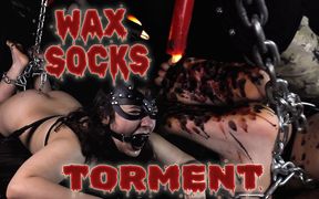 Extreme Foot Punishment - Hot Wax Play