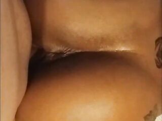 Banging and cumming inside the hawt brunette hair's cunt