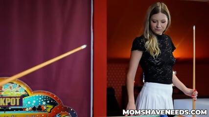 My balls erupts its juice into my stepmom Rebecca Volpettis pink cunt