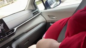 Massive Ass Milf milf With Massive Tits Caught Masturbating Publicly In Car & Getting Fingered &mdash;  POV &mdash;  JOI &mdash;  Cum