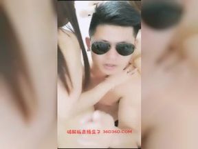 Chinese Live 3some date screw big natural tits amateur cam