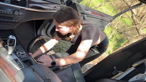 Outdoor Car Vacuum Leather Seats