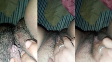 Hot masturbation with dripping wet pussy and shuddering climax
