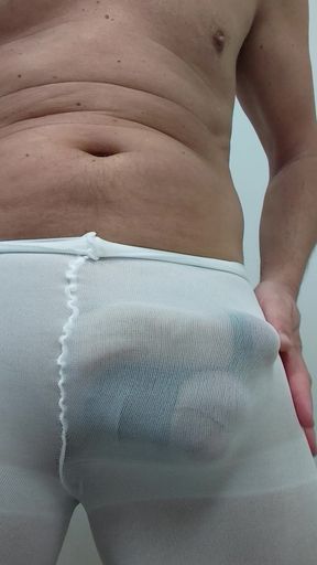 Masturbating with My Tights