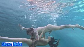 Underwater Suck and Fuck - Crazy Swimming Pool Sex - Steve Rickz, Chloe Kreams