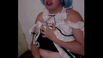 Maid trap masturbating