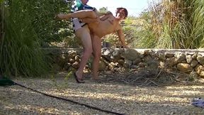 Wide open pussy fucked