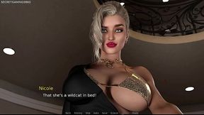 Lonely MILF Wife gets huge 3D cock in horny sex game