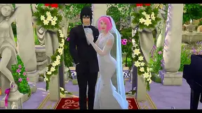 Sakurais Steamy Wedding Night Affair with Naruto Unfolds in Wild Hentai Fantasy
