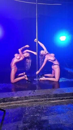 Monika Fox & Elen Million Strippers in the Rain