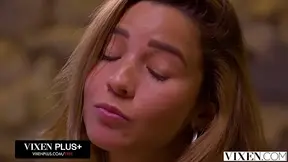 VIXEN Gorgeous models fulfill their threesome fantasy