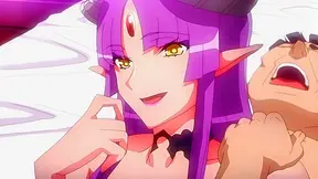 Demon Queen Pleasured by Loyal Servants Until Cum Explosion – Kuroinu 2 Ep1