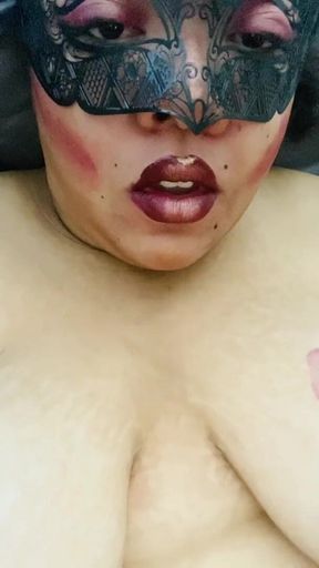Masked BBW roleplays