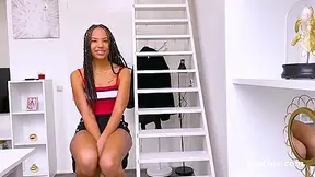 Romy Perfect Body And Toys Her Ebony Pussy