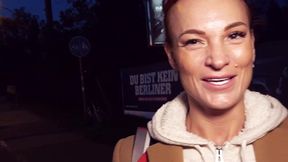 pov public extreme: redhead directly by road (got caught!)