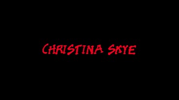 Christina Skye Deep Throats Gloryhole Big Black Cock