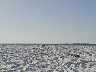 Strolling on the Beach in a hawt bikini
