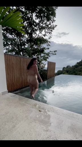 Skinny Dipping and Testing Out the Pool on Day 1!