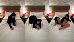 sasha pearl arabic joi ساشا المصرية بتتشرمط فالعباية