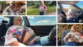 Full and bloated after the restaurant (Custom video - Weight gain clip) SD