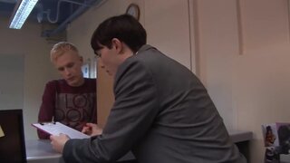 Horny Lex Blond and the adorable office clerk Charlie Snake