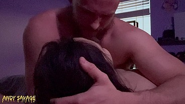 Passionate Sex with tiny Latina girlfriend - FULL VID