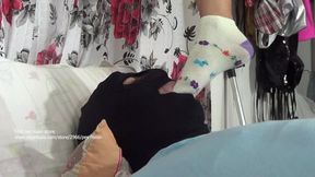 BIANCA DEMARCHI FOOT FUCKING MOUTH MALE SLAVE