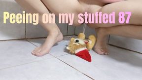 Peeing on my stuffed 87