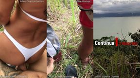 em uma tarde de domingo no mirante da cidade eu tranzei no meio do mato com a dana bueno no mirante de caraguatatuba e o lutador de mma allan guerra gomes