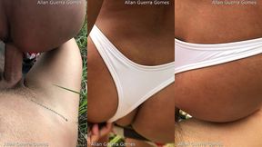 em uma tarde de domingo no mirante da cidade eu tranzei no meio do mato com a dana bueno no mirante de caraguatatuba e o lutador de mma allan guerra gomes