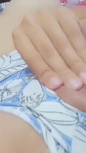 Colombian Influencer Girl Makes a Video Call