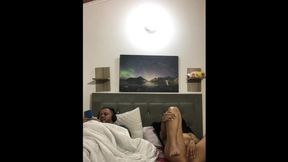 Stepdad's room &mdash;  fingering&#x1F449; my wet snatch