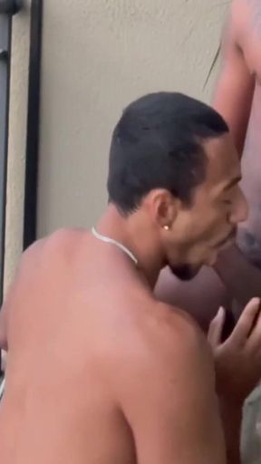 Muscle Stud Takes BBC Action Caught!