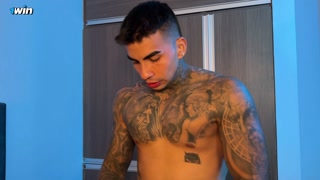 Busty stepmom sneakily fucks her muscular stepson while her husband is not at home