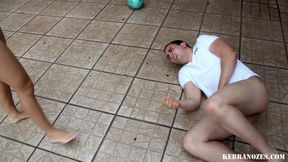 Playing Soccer with Your Testicles