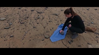 Submissive Italian beauty Silvia Soprano gets roughly dominated on a beach in Norway
