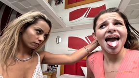 Facesitting and Spitting Domination by Genni - Swallow My Spit Fucking Bitch