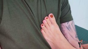 Foot gagging, by Jeniffer Carter, PocaH and Slave, FULL HD