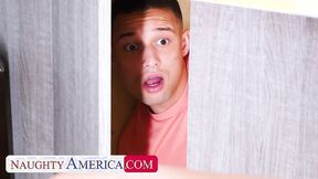 NaughtyAmerica: Hot milf Madison Lust sexually pleases herself on a big dick