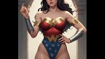 Wonder Woman Ai short