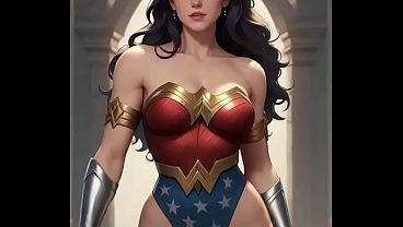Wonder Woman Ai short