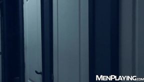 Leather clad Dato Foland baits the classy Logan Moore into breeding