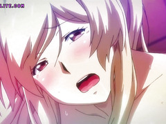 After she loses her virginity, it’s time for round two with mature partner (Hentai uncensored)