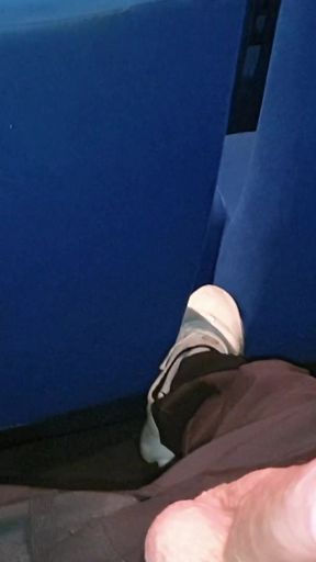 Two German Best Friend Teens Give Risky Public Blowjob at Cinema and Swallow