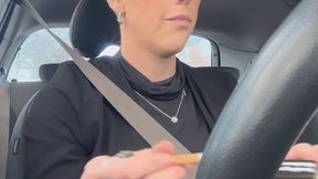 Smoking and driving - portrait