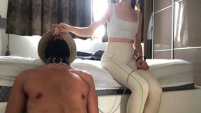 TOTAL HUMILIATION - FEMDOM ( humanashtray, spit, ballbusting, facesitting, footslave )